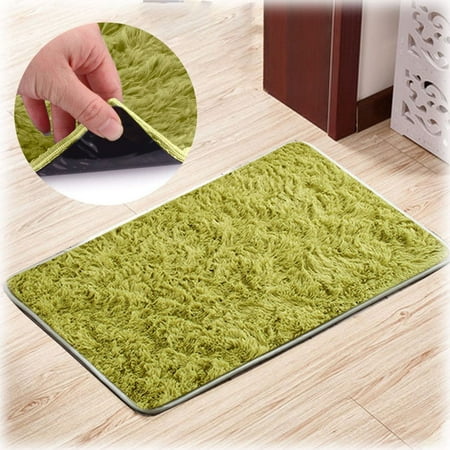 Black itchoate 4 pcs Rug Carpet Mat Grippers Non Slip Anti Skid Reusable Silicone Grip Pads